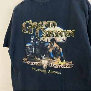 Vintage Harley Davidson T Shirt L Grand Canyon Arizona